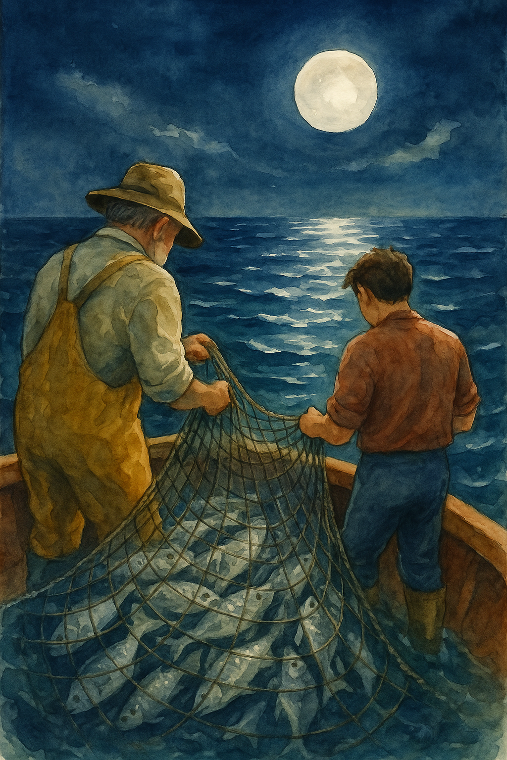 inspirational - father and son painting